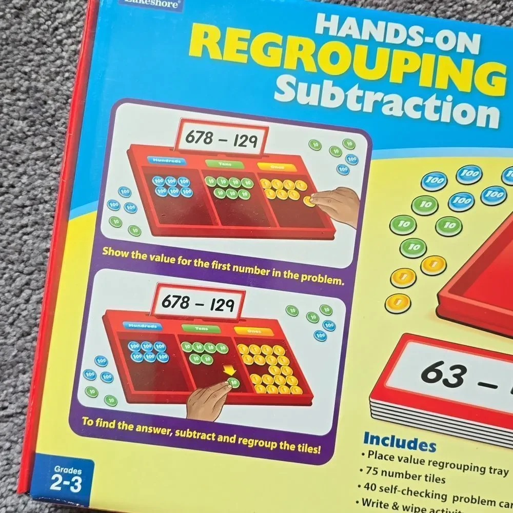 Hands-On Regrouping Kit - Subtraction